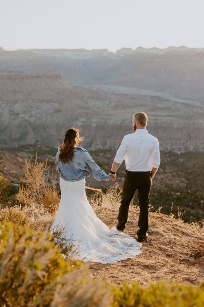 Brittney and Kade | Zion National Park Picnic Elopement | Southern Utah Wedding and Elopement Photographer, Emily Dawn Photo