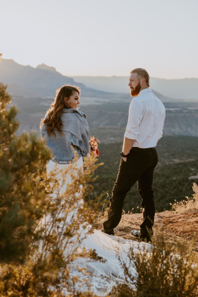Brittney and Kade | Zion National Park Picnic Elopement | Southern Utah Wedding and Elopement Photographer, Emily Dawn Photo