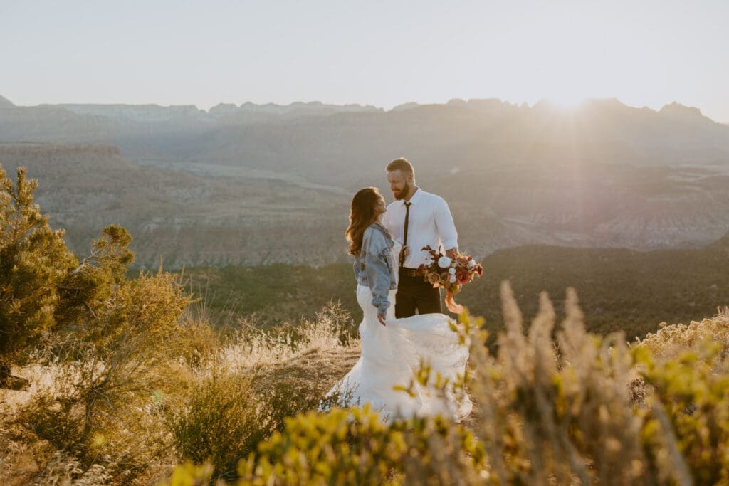 Brittney and Kade | Zion National Park Picnic Elopement | Southern Utah Wedding and Elopement Photographer, Emily Dawn Photo