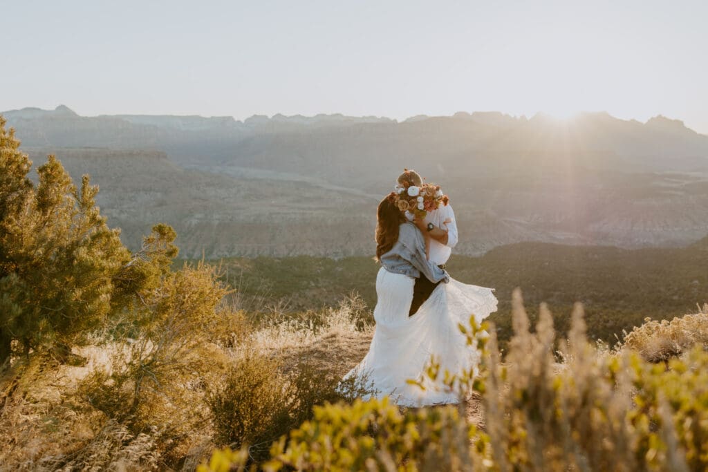 Brittney and Kade | Zion National Park Picnic Elopement | Southern Utah Wedding and Elopement Photographer, Emily Dawn Photo