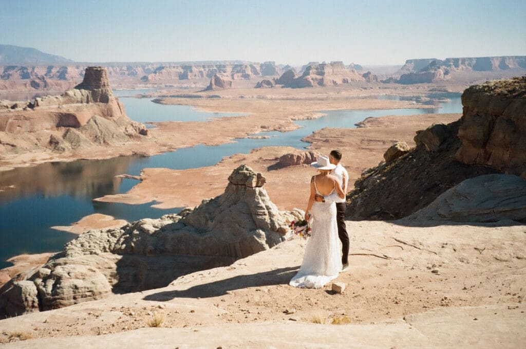 Ashlyn and Joe | Alstrom Point Lake Powell Elopement | Big Water, Utah | Southern Utah Wedding and Elopement Photographer, Emily Dawn Photo