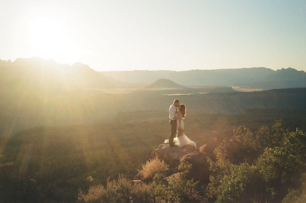 Brittney and Kade | Zion National Park Picnic Elopement | Southern Utah Wedding and Elopement Photographer, Emily Dawn Photo