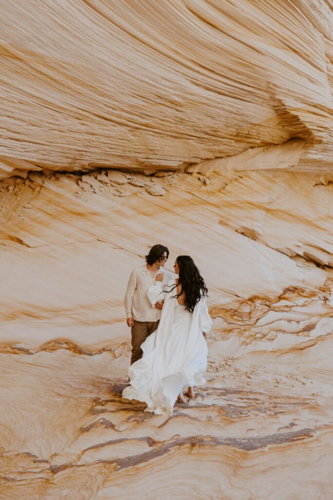 Sabrina and Jackson | Kanab, Utah Adventure Bridal Photos | Southern Utah Wedding and Elopement Photographer, Emily Dawn Photo